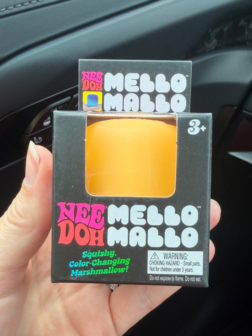 Mello Mallo NeeDoh Squishy Marshmallow - Orange